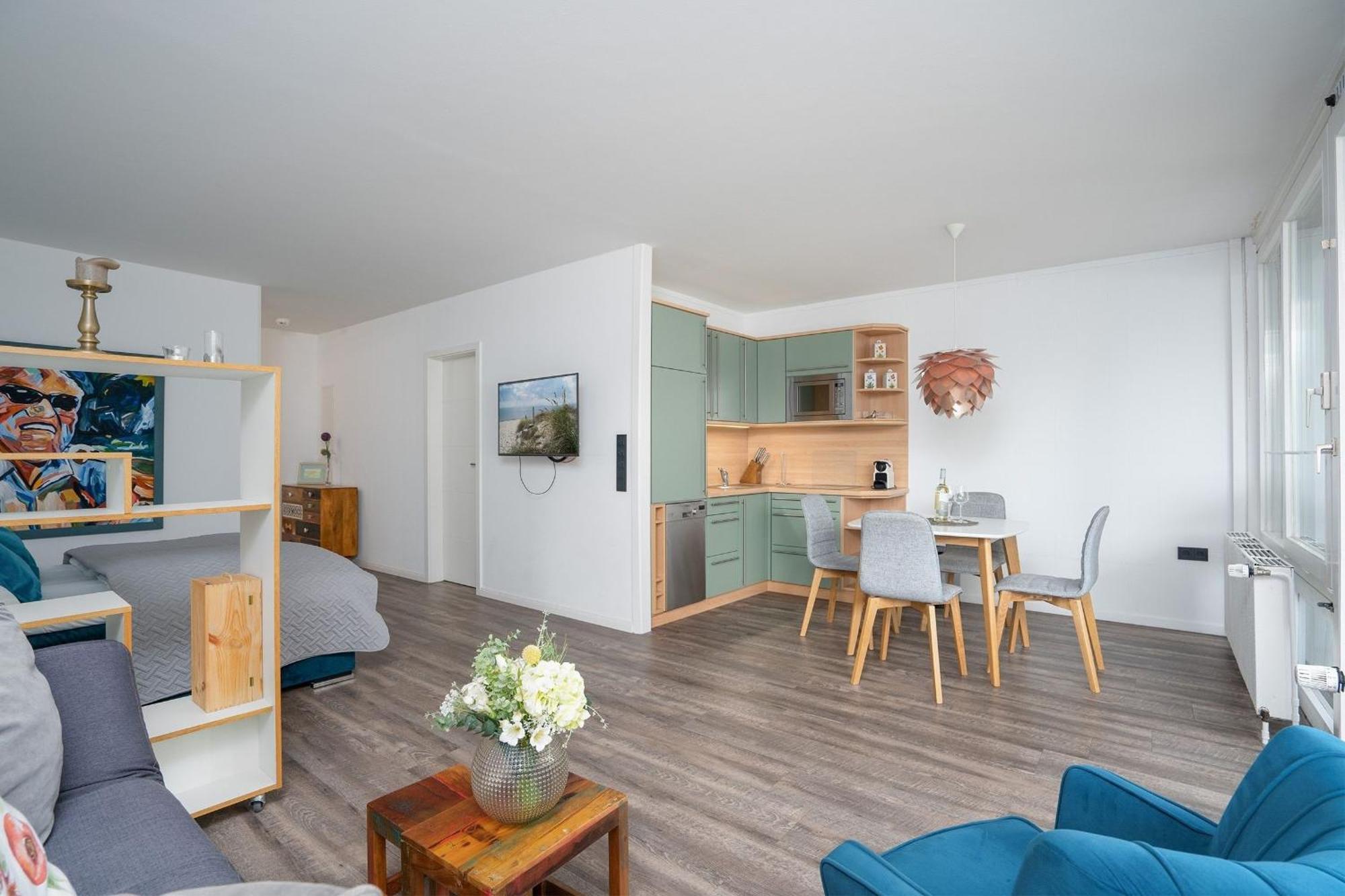Appartementhaus Terrassenhuegel Strandsuite 沙博伊茨 外观 照片